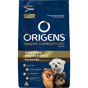 Ração Origens para Filhotes Yorkshire, Maltês e Spitz 3kg