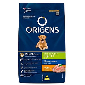 Ração Origens Light Frango e Cereais para Controle de Peso 3kg
