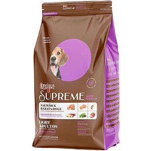 Ração Quatree Supreme Light Salmão e Batata Doce Cães Adultos Todas as Raças 3kg
