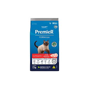 Ração Premier Fórmula Frango Para Gatos Castrados 7,5kg