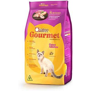Ração Quatree Mix de Carnes para Gatos Adultos 3 kg