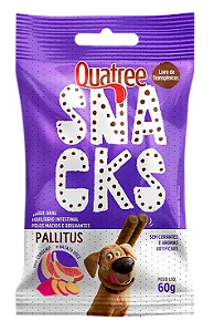 Quatree Snacks Pallitus Sabor Cordeiro E Batata Doce 60g