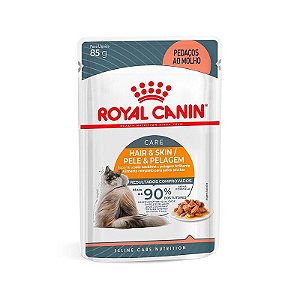 Ração Úmida Royal Canin Hair Skin para Saúde da Pele 85g