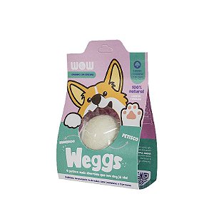 Petisco Natural WOW Pet Food Weggs de Lombinho com Cúrcuma 1,23g