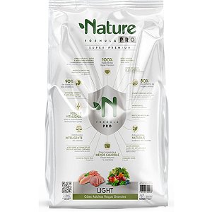 Ração Seca Alinutri Nature Fórmula Pro Light para Cães de Raças Grandes 15kg