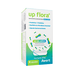 Suplemento Alimentar Avert Up Flora para Cães e Gatos C/8 Comprimidos