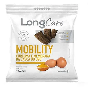 Petisco Funcional Avert LongCare Mobility Cúrcuma e Menbrana da Casca do Ovo para Cães 50g