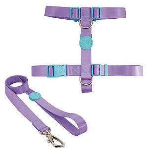 Conj. Peitoral Mesh H E Guia P Lilas