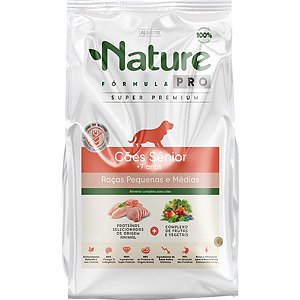 Ração Seca Alinutri Nature Fórmula Pro Para Cães Sênior Raças Pequenas e Médias com 7 Anos ou Mais 2,5kg