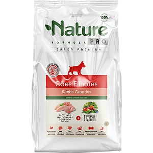 Ração Seca Alinutri Nature Fórmula Pro Para Cães Filhotes Raças Grandes 3kg