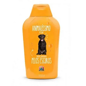 Shampoo E Condicionador Animalíssimo Pet Care Pelos Escuros 500 Ml