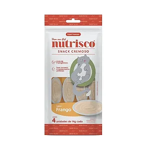 Petisco Para Gatos Snack Cremoso Nutrisco Sabor Frango 14g