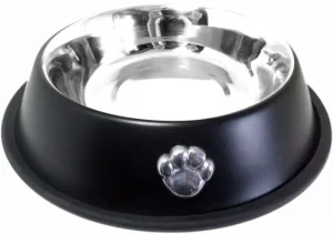 Comedouro Inox Dog Black 235ml