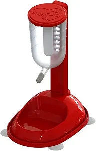 Comedouro E Bebedouro Simples Vermelho