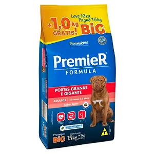 Ração Premier Fórmula Frango Para Cães De Raças G 15kg + 1kg