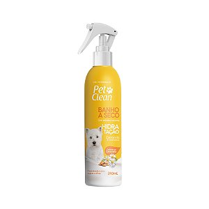 Banho A Seco Pet Clean Hidratação Camomila E Amêndoas 240ml