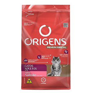 Ração Origens Salmão Para Gatos Adultos 1kg