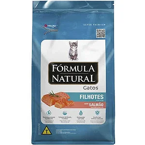 Ração Seca Fórmula Natural Salmão Para Gatos Filhotes 1kg