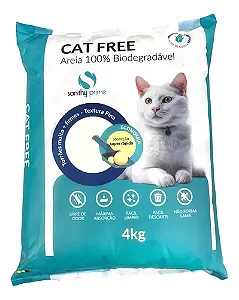 Areia Higienica Cat Free Yuca Fina 4kg