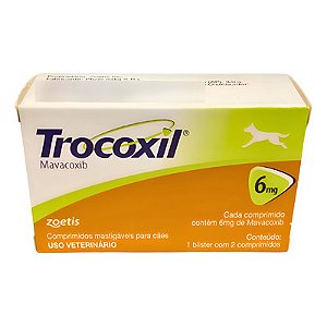 Anti-Inflamatório Trocoxil para Cães 6mg Zoetis