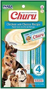 Petisco Churu para Cães Sabor Frango com Queijo 56g