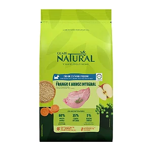 Ração Guabi Natural Cães Adultos Raças Pequenas Frango e Arroz 1kg
