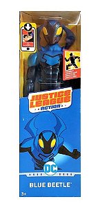 Boneco Besouro Azul 30 Cm Mattel Blue Beetle Liga Da Justiça