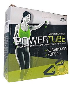Elástico Powertube Tensor Academia Fitness Treino Funcional