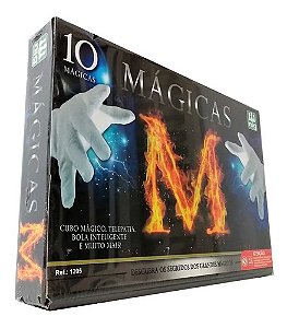 Caixa Mágicas Kit 10 Truques M Cubo Bola Brinquedo Presente