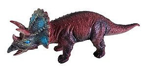 Dinossauro Brinquedo Triceratops Boneco 40 Cm Presente Festa