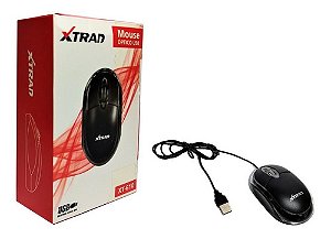 Mouse Óptico Com Fio Usb P/ Notebook Pc Escritório 3 Botões