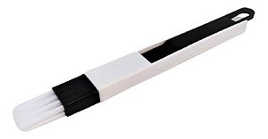 Escova Limpeza C/ Pá Teclado Cantos Vão Janela Cerda Média
