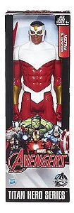 Boneco Falcão Negro 30 Cm Falcon Marvel Ultimato Titan Hero