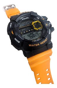 Relógio Masculino Digital Fivela Silicone Sport Resiste Água