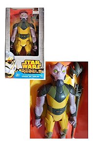Boneco Garazeb Orrelios 30 Cm Star Wars Zeb Rebels Com Sabre