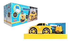 Carrinho Brinquedo Lava Rápido Wash Garagem Kit Lança Água