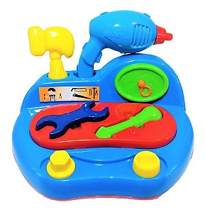 Kit Ferramentas Brinquedo Bancadinha Oficina Presente Menino