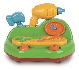 Bancadinha De Ferramentas Infantil Oficina Caixa Didática Brinquedo