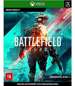 Jogo Battlefield 2042 Xbox X Vídeo Game Militar Midia Física
