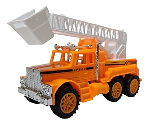 Caminhão Brinquedo Coleção Obra Mini Trucks Carrinho Fricção
