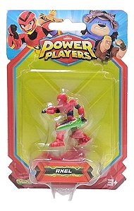 Boneco Axel Power Player C/ Espada Miniatura Brinquedo Herói