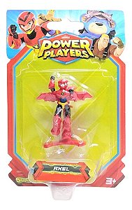 Mini Figura Axel Power Player Brinquedo Coleção Boneco Herói