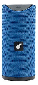 Caixinha Som Potente Sem Fio Bluetooth Usb Carregador Azul 110v/220v