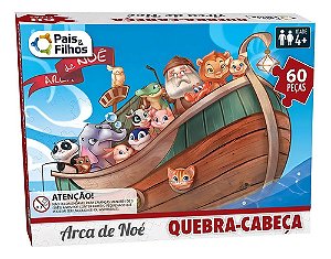Quebra- Cabeça Arca De Noé 60 Peças Pais & Filhos - 2857