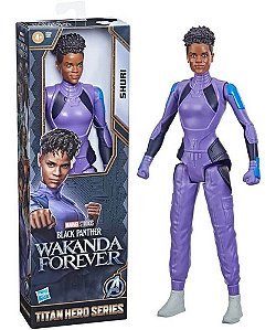 Boneco Shuri Pantera Negra Marvel Wakanda Titan Hero Figura