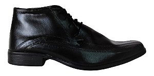 Sapato Social Masculino Preto Cano Alto Calçado Presente Pai