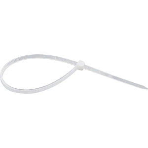 ABRACADEIRA DE NYLON BRANCA 280MM X 4,8MM NOVE54