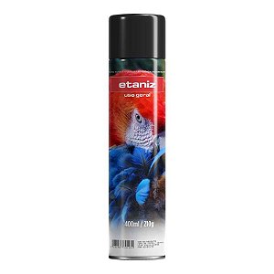 SPRAY ETANIZ 400ml PRETO FOSCO