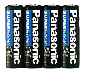 PILHA AA PANASONIC SUPER HYPER 4 UN