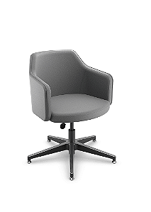 POLTRONA REUNIÃO CAVALETTI DUO -BASE TWIN COM SAPATAS